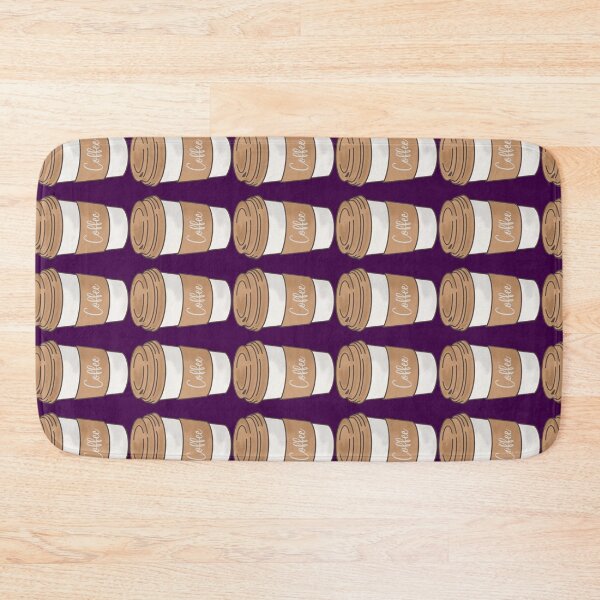 Item preview, Coffee Print - Dark Purple designed and sold by PunjabanJatti.
