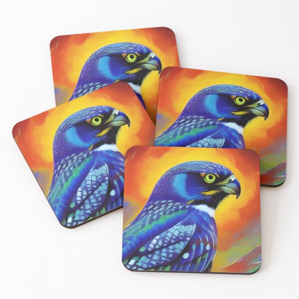 Item preview, Blue Owl, impasto, Ai Generated Art  designed and sold by ACC .