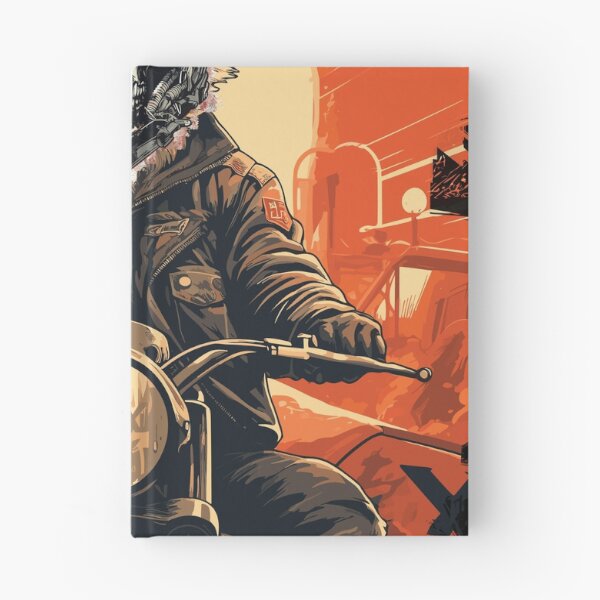 Item preview, Skull fox riding a cafe racer Motocycle event gathering Vintage designed and sold by Easy-Logo.