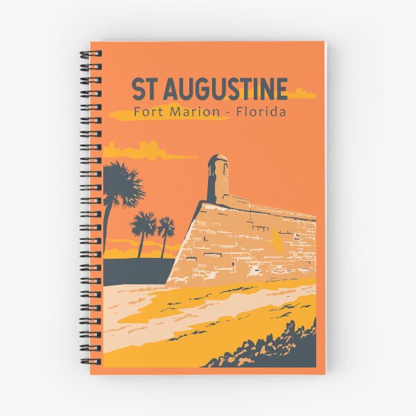 Item preview, St Augustine Florida Travel Art Vintage designed and sold by KrisSidDesigns.