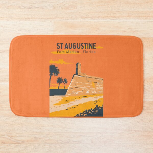 Item preview, St Augustine Florida Travel Art Vintage designed and sold by KrisSidDesigns.
