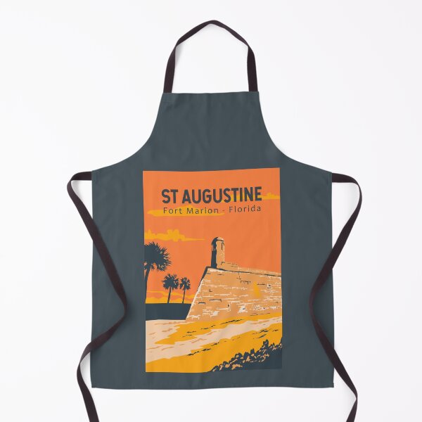 Item preview, St Augustine Florida Travel Art Vintage designed and sold by KrisSidDesigns.