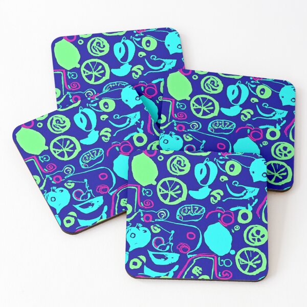 Item preview, Neon Fruits Pattern Art designed and sold by Health And Fitness Posts e-Store.