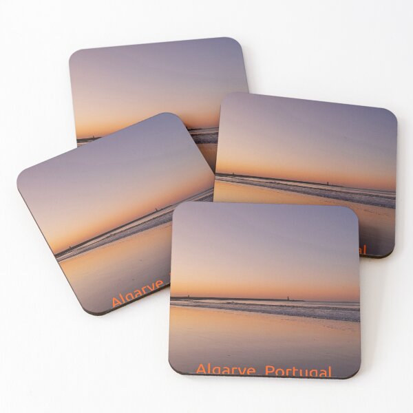 Item preview, Praia da Rocha Sunrise with Algarve place Banner designed and sold by Jeremy Hayden.