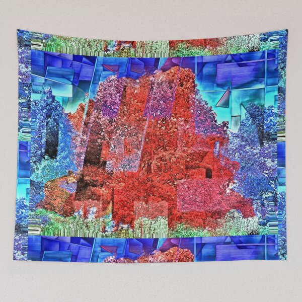 Item preview, Trees in Red and Blue designed and sold by Daniel Janda.