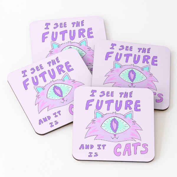 Item preview, The Future is Cats designed and sold by KateLizzyDavis.