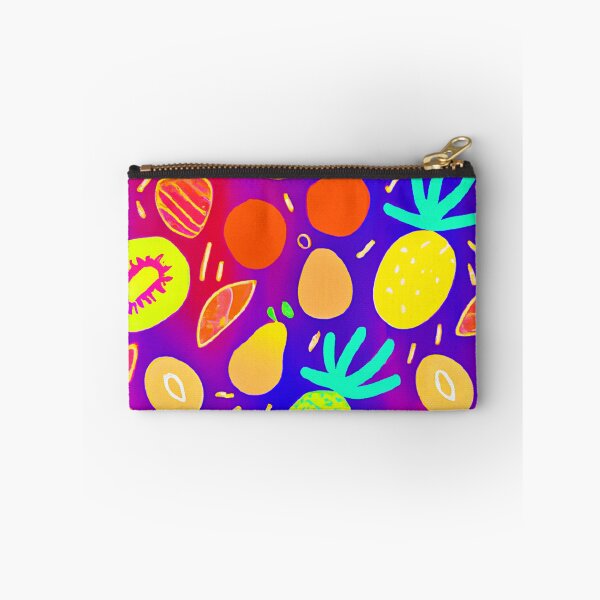 Item preview, Neon Dynamic Fruit Pattern Art designed and sold by Health And Fitness Posts e-Store.