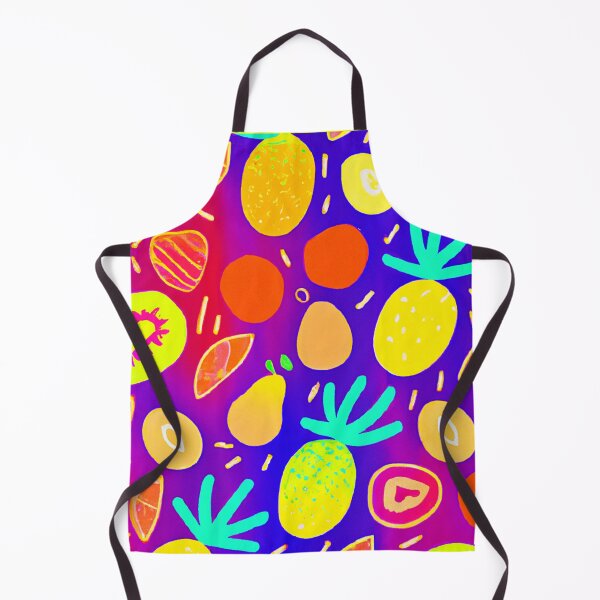 Item preview, Neon Dynamic Fruit Pattern Art designed and sold by Health And Fitness Posts e-Store.