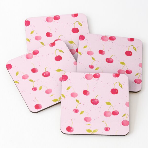 Item preview, Cherries Jubilee on Pink designed and sold by DarlingMeadow.