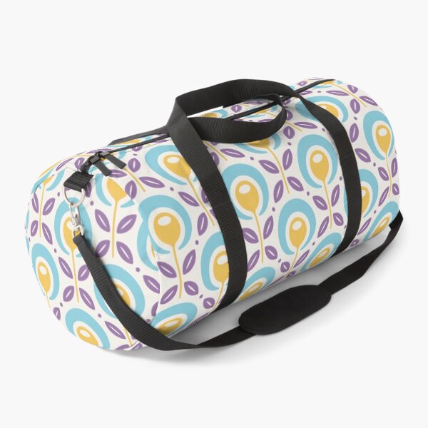 Item preview, KF 0060 E - Retro Vintage Flower Minimalist 70s Modern Geometric Floral Pattern designed and sold by KhakiFinch.