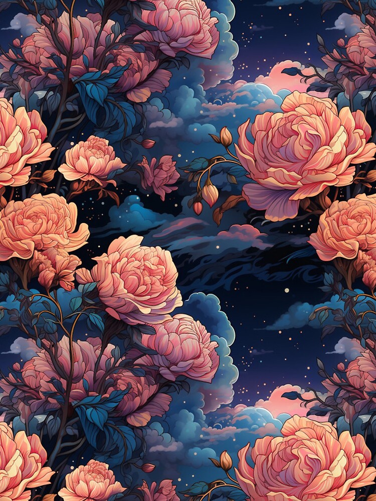 Thumbnail 4 of 4, iPhone Case, Galaxy Roses designed and sold by Simplee-Designs.