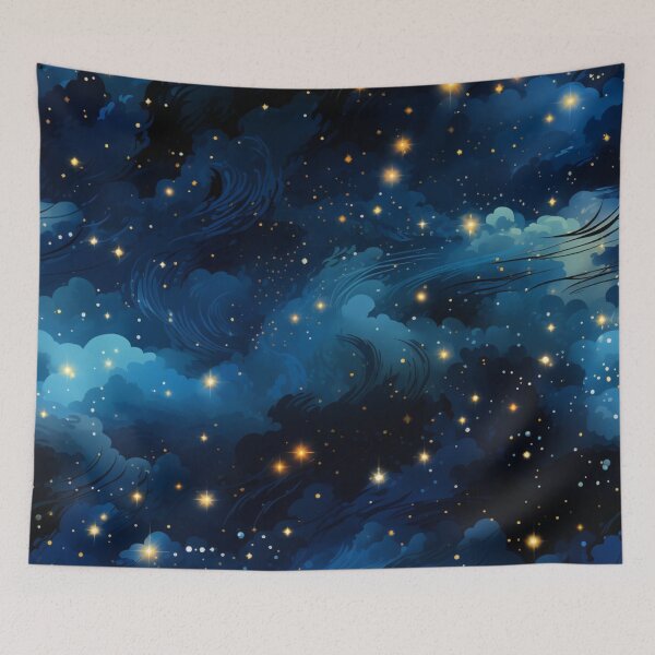 Item preview, Starry Night Sky Pattern designed and sold by letsgetinspired.