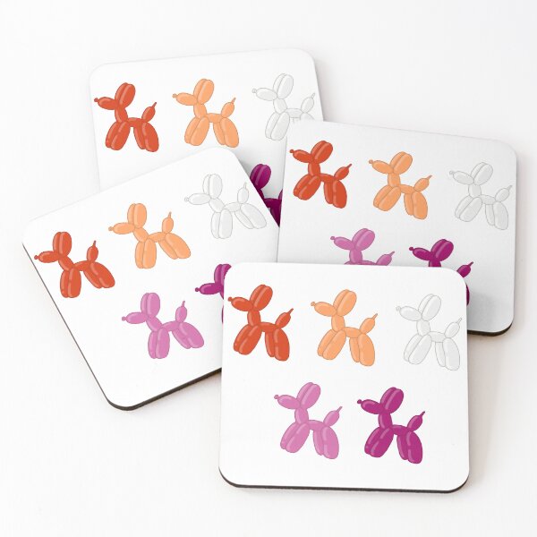 Item preview, Subtle Lesbian Pride Balloon Animals Pack Cute designed and sold by TheEclecticKat.