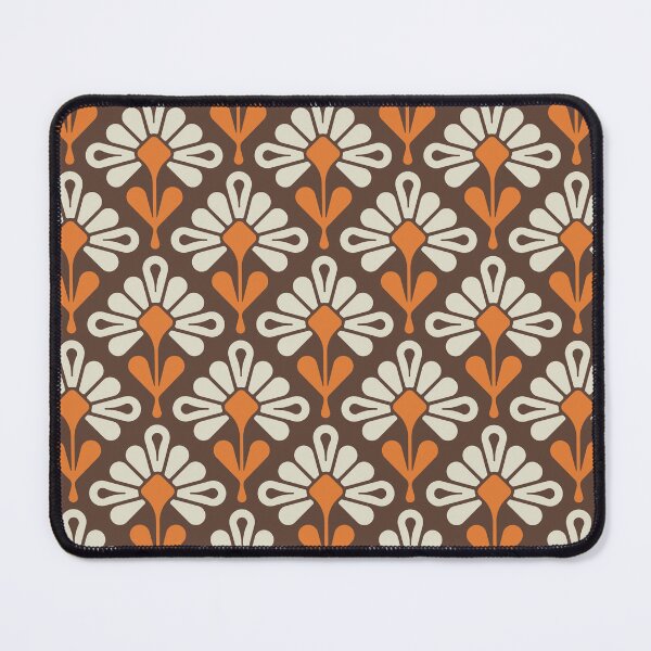 Item preview, KF 0061 D - Retro Vintage Daisy Flower Minimalist 70s Modern Geometric Floral Pattern designed and sold by KhakiFinch.