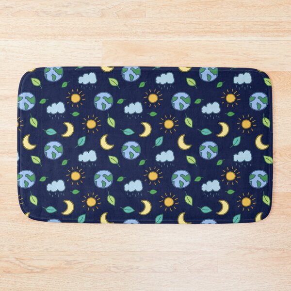 Item preview, Mother nature dark blue pattern designed and sold by mariakostory.