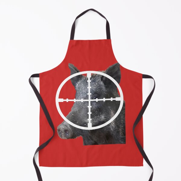 Item preview, Hog Hunting Wild Boar In Scope Vector Art 1 designed and sold by taiche.