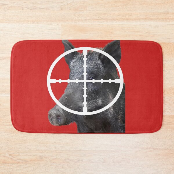 Item preview, Hog Hunting Wild Boar In Scope Vector Art 1 designed and sold by taiche.