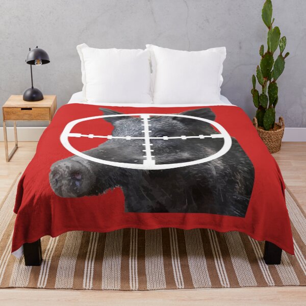 Item preview, Hog Hunting Wild Boar In Scope Vector Art 1 designed and sold by taiche.
