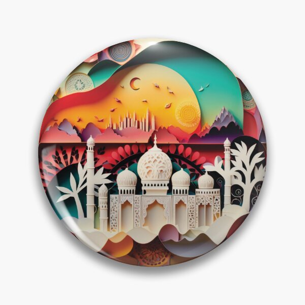 Item preview, taj mahal the wonder of the world, paper cut style designed and sold by artpapercuts.