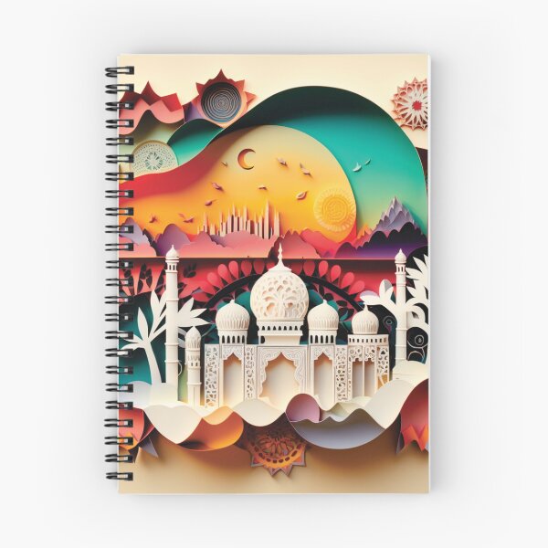 Item preview, taj mahal the wonder of the world, paper cut style designed and sold by artpapercuts.