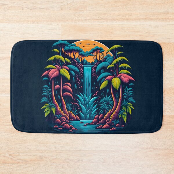 Item preview, Serene Oasis: Discovering Waterfall Tropical Paradise designed and sold by DesignArtEmpire.