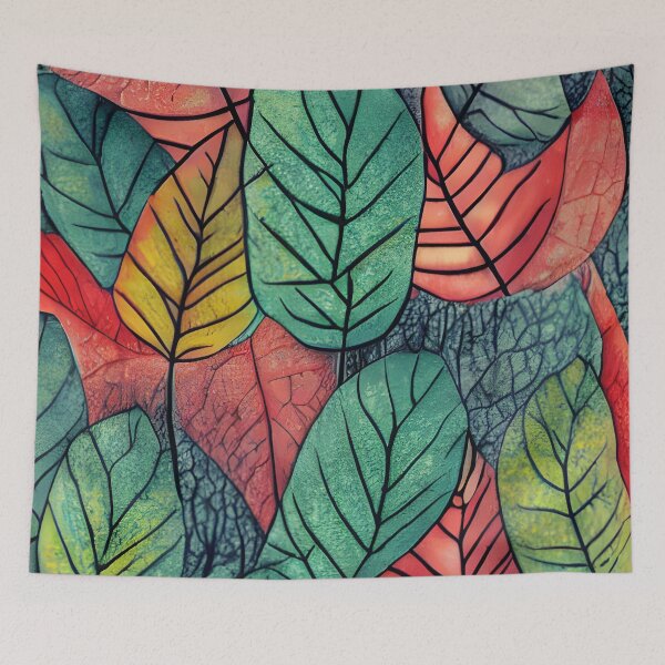 Item preview, Leaves in the style of famous art No. 9 designed and sold by CRAFTER-MEDIA.