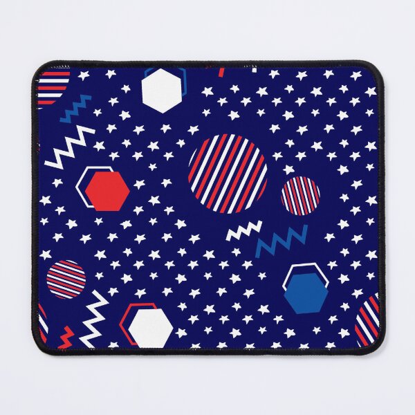Item preview, 4th July Independence Day Memphis Pattern Design designed and sold by PY Tees.