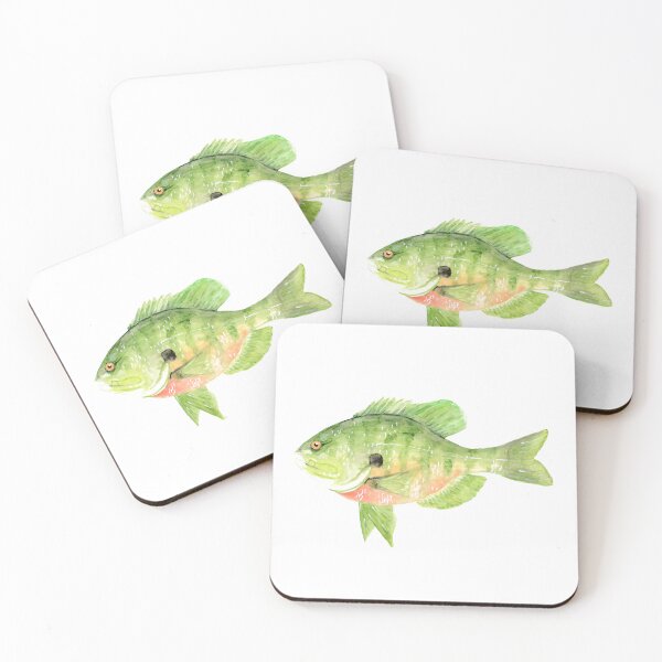 Item preview, Watercolor Bluegill Fish designed and sold by whimsicalwren.