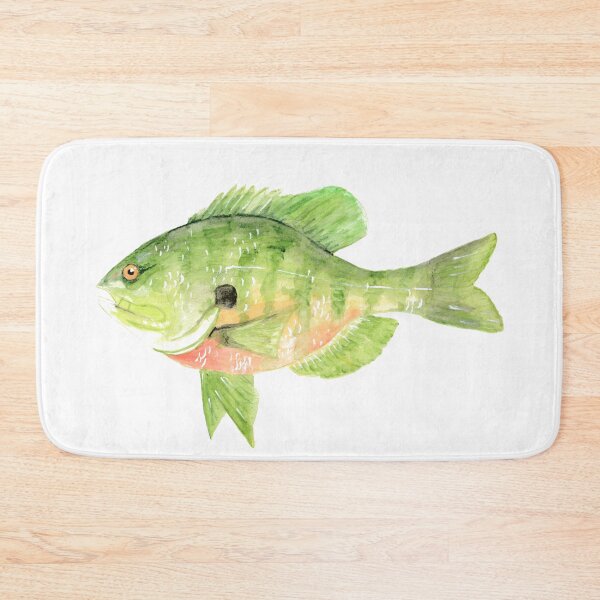 Item preview, Watercolor Bluegill Fish designed and sold by whimsicalwren.
