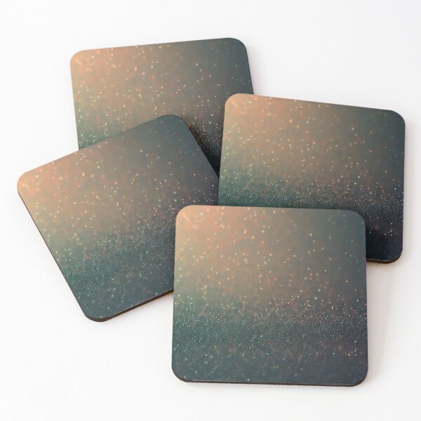 Item preview, Colorful glitter glowing dots abstract pattern designed and sold by TomFrontierArt.