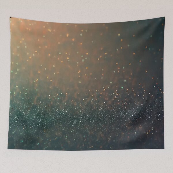 Item preview, Colorful glitter glowing dots abstract pattern designed and sold by TomFrontierArt.