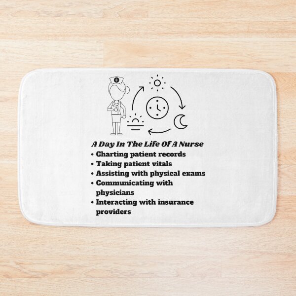 Item preview, A Day In The Life Of A Nurse Messy Bun Life designed and sold by ShopULove.