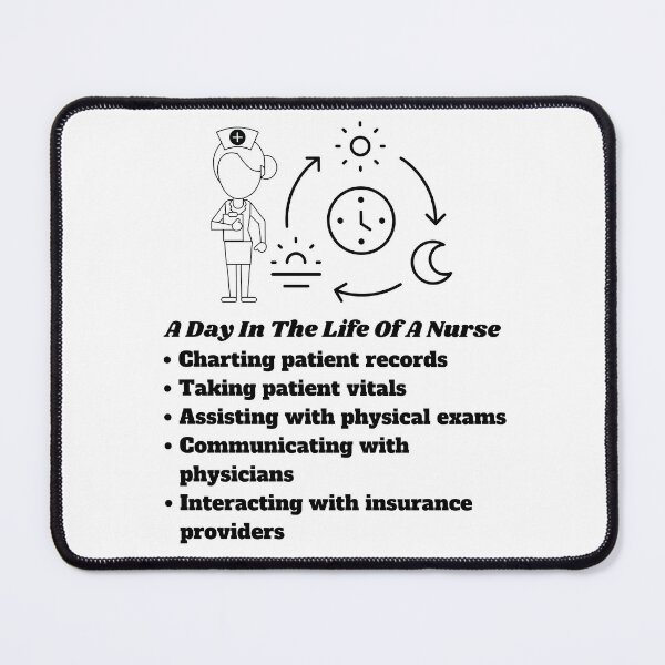 Item preview, A Day In The Life Of A Nurse Messy Bun Life designed and sold by ShopULove.