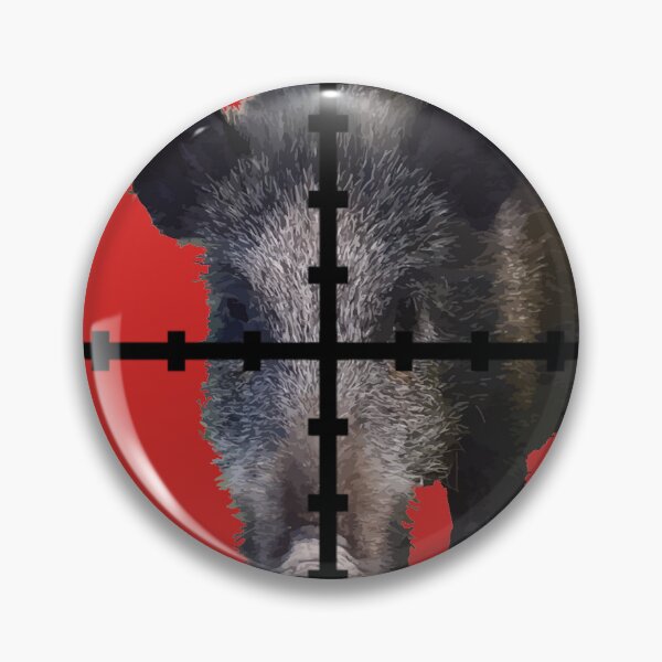 Item preview, Hog Hunting Wild Boar In Scope Vector Art 2 designed and sold by taiche.