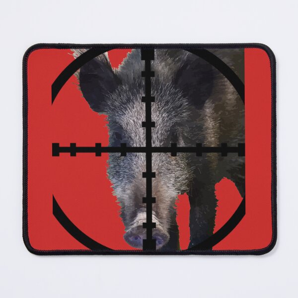 Item preview, Hog Hunting Wild Boar In Scope Vector Art 2 designed and sold by taiche.