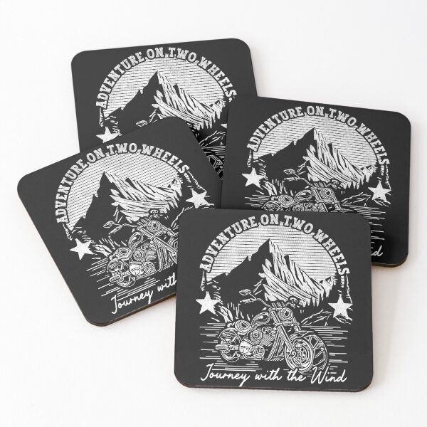 Item preview, Adventure on Two Wheels, Journey with the Wind designed and sold by VichallanStudio.