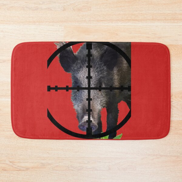 Item preview, Hog Hunting Wild Boar In Scope Vector Art 2 designed and sold by taiche.