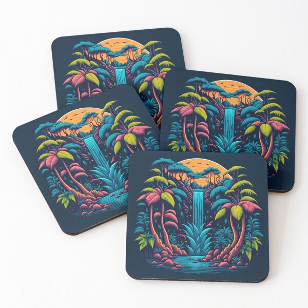 Item preview, Serene Oasis: Discovering Waterfall Tropical Paradise designed and sold by DesignArtEmpire.