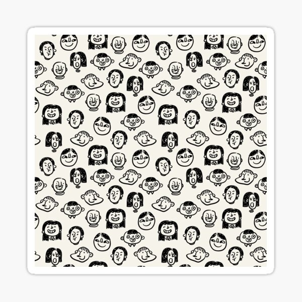 Item preview, Expressions - Doodle Humans designed and sold by PeachyLitchi.