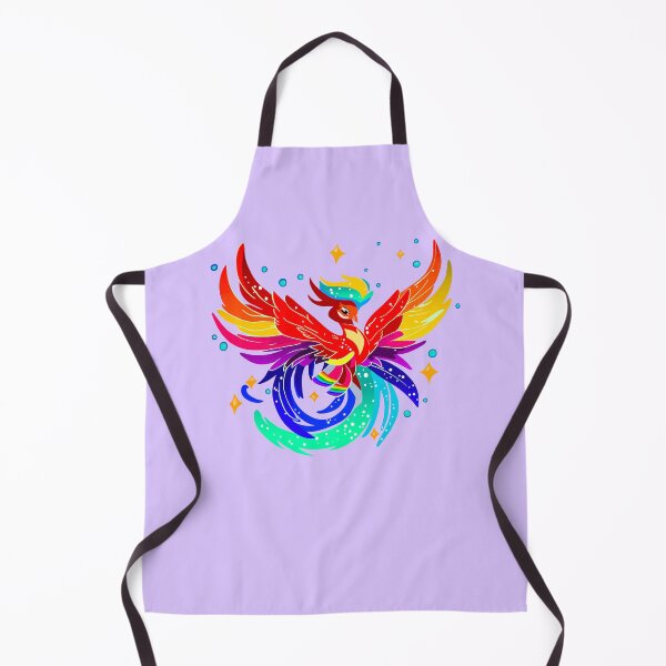 Item preview, Happy Pride Rainbow Phoenix Bird designed and sold by enchantedrealm.