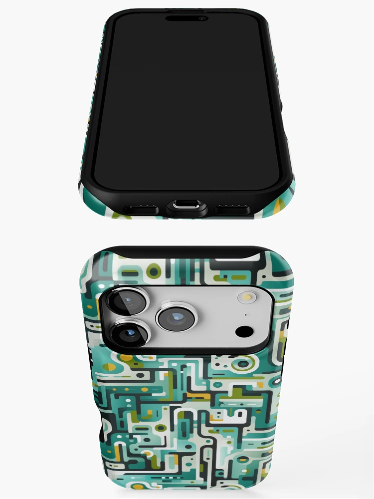 Thumbnail 3 of 4, iPhone Case, Geometric Pattern designed and sold by Simplee-Designs.