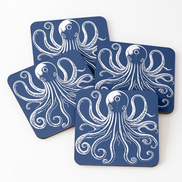 Item preview, Octopus in white designed and sold by Javier Narváez Solarte.