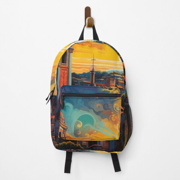 Item preview, A small town in brazil with a church tower designed and sold by isBotStore.
