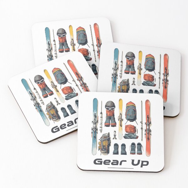 Item preview, Ski - Gear Up - Design designed and sold by StudioRedKoala.