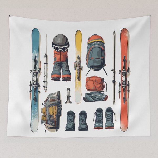 Item preview, Ski - Gear Up - Design designed and sold by StudioRedKoala.