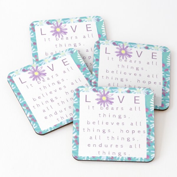 Item preview, Love 1 Corinthians 13:7 designed and sold by IvaRenee.