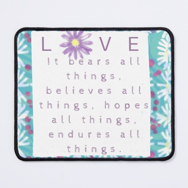 Item preview, Love 1 Corinthians 13:7 designed and sold by IvaRenee.