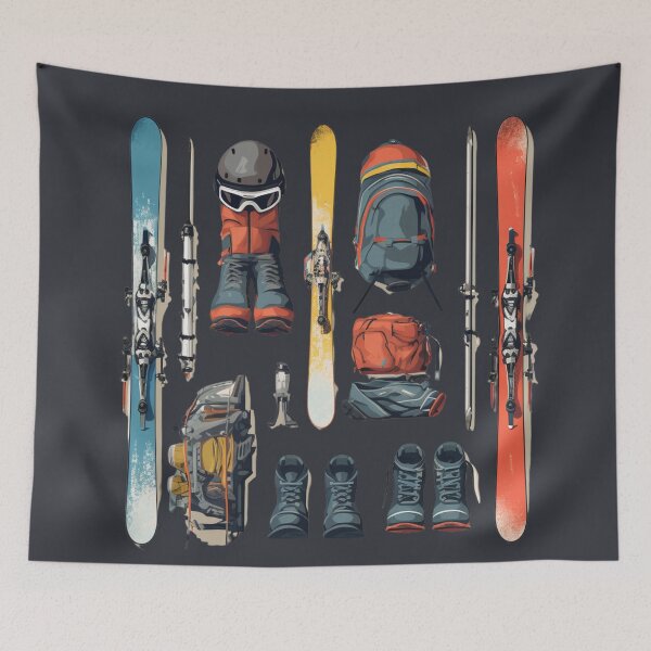 Item preview, Ski - Gear Up - Design designed and sold by StudioRedKoala.