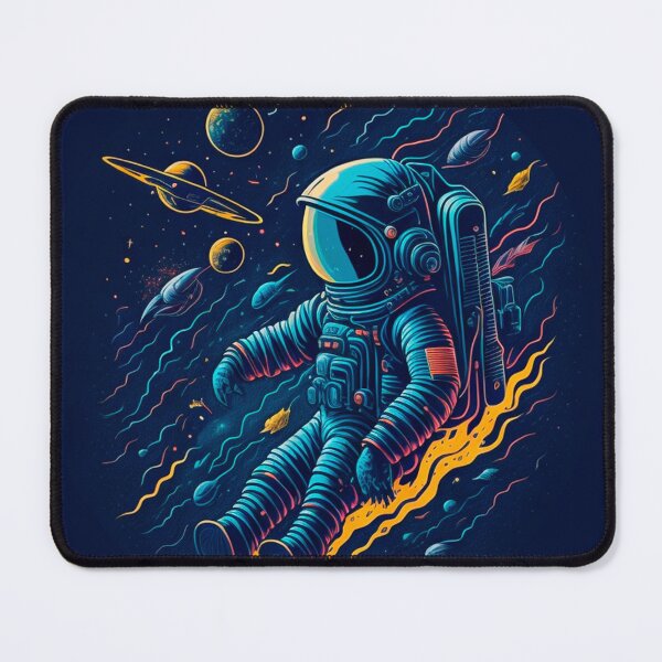 Item preview, Spacewalker's Serenity: Astronaut in Weightless Abandon designed and sold by DesignArtEmpire.