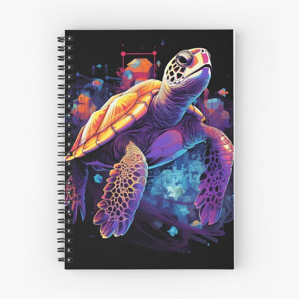 Item preview, Sea Turtle Cyberpunk Style designed and sold by QubeCrafts.